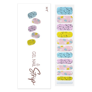 Autocollants pour ongles en gel semi-durcis personnalisés pour Pâques, motif lapin et œuf, longue durée, gel UV, vente en gros - Product Image 5