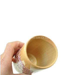 Elegante Taza de Bambú Lacada Hecha a Mano con Incrustaciones de Nácar, Recipiente Decorativo para Beber, para Exhibición en Mesa, de Vietnam - Product Image 2