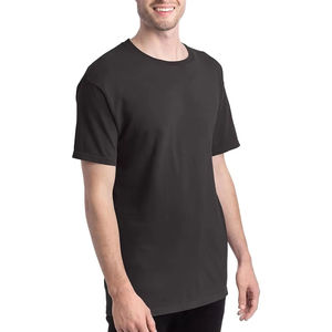 T-shirts en gros 300 Gsm lourds surdimensionnés 100% coton T-shirt uni délavé à l'acide imprimé à l'écran T-shirt ample pour hommes - Product Image 5