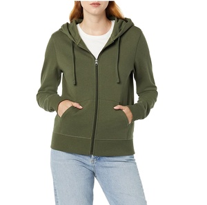 Nouveau sweat-shirt en molleton à capuche unisexe de luxe, fermeture éclair sur le côté, uni, teinture écologique, capuche surdimensionnée pour femmes, fabriqué en PK, saison d'automne - Product Image 1