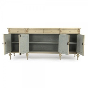 Nueva tendencia, diseño de país americano, gabinete de sala de estar de madera maciza, gabinete de madera personalizado con función de almacenamiento de alta calidad - Product Image 3