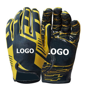Gants de football de confort à sangle réglable de qualité professionnelle avec des gants de football renforcés - Product Image 1