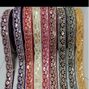 Custom made Finesse in Every Thread Embroidered <b>Laces</b> That Make a Statement. Ideal for weddings and fashion designer - Product Image 6