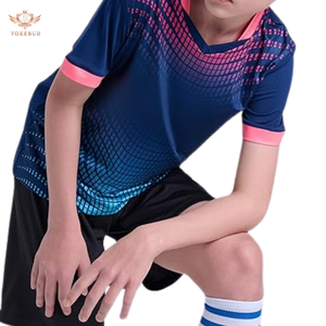 Camisetas atléticas para niños, ropa deportiva para jóvenes, camisetas de ajuste seco, camisetas de manga corta para niños, ropa de rendimiento deportivo a granel, venta al por mayor de BD - Product Image 4