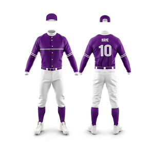 Nueva llegada 2025 conjunto de uniforme de béisbol para hombres y mujeres Jersey de diseño en blanco con pantalones ropa deportiva con precio barato para la venta - Product Image 2
