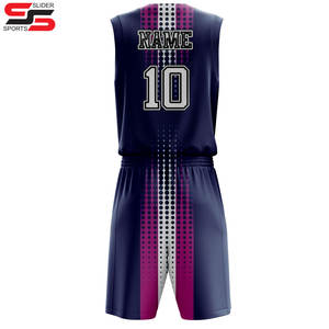 High Quality Basketball Jersey Breathable Mesh Basketball Uniform Custom Printing Sublimation Basketball Shirts and Shorts <b>Kit</b> - Product Image 6