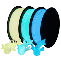 Filament d'imprimante 3D arc-en-ciel qui brille dans le noir, filament PLA lumineux, 1,75 mm, filament d'impression 3D compatible avec la plupart des imprimantes FDM, 1 kg (2,2 lb)