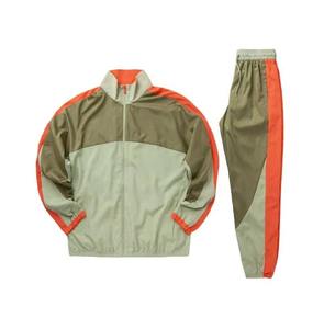 Conjunto de Dos Piezas de Chaqueta Cortavientos Impermeable y Transpirable de Nailon Estampado Sólido con Capucha para Invierno, Ligero y Ecológico de la Mejor Calidad - Product Image 1