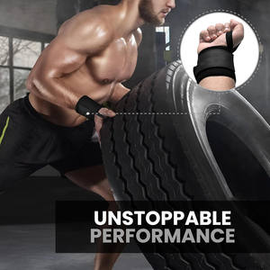 Muñequeras de Gimnasio para Levantamiento de Pesas con Logotipo Personalizado al por Mayor, Muñequeras de Soporte para Levantamiento de Pesas y Peso Muerto, Soporte de Muñeca para Fitness - Product Image 5
