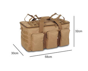 Bolsa de rango táctico duradera de gran capacidad para viajes al aire libre Duffel Gym Carrier con forro de poliéster para uso en el gimnasio - Product Image 3