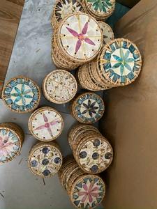 Paniers en rotin Organisateur naturel du Vietnam fait à la main pour la cuisine Fruits et pain Paniers en rotin pour la décoration de restaurant et de café - Product Image 2