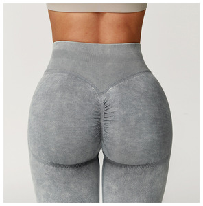 Seamless Yoga Pants Cross High Waist Workout <b>Leggings</b> Women Running Sports Fitness <b>Leggings</b> Scrunch butt <b>leggings</b> for women - Product Image 2