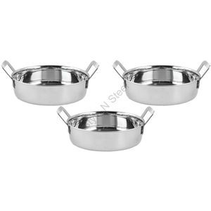 Mini plat de service en acier inoxydable bols élégants pour portions individuelles - Product Image 3