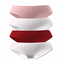 Ropa Interior de Bikini de Algodón Tejido Romántico para Mujer, Tallas Grandes 5XL 6XL 7XL, Bragas de Cintura Alta, Transpirables, Ecológicas, Hechas en Turquía