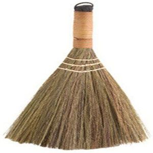 2024 usine petit balai d'herbe de nettoyage avec manche court/balai de jardin fabriqué au Vietnam. balai bâton en bois artisanat - Product Image 2