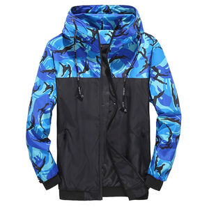 Custom Men's Soft Shell Windproof Windbreaker <b>Jackets</b>-Outdoor Waterproof Softshell Rain Windbreaker Feature - Product Image 2