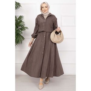 Casual Coffee Bomber Jacket & Button-Down <b>Skirt</b> Set XS Size Winter Two-Piece Shorts Set - Product Image 1