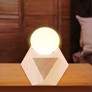 Portalámparas cuadrado PRODUCTO VENTA CALIENTE Lámpara de mesa de madera ARTESANÍA - Product Image 5