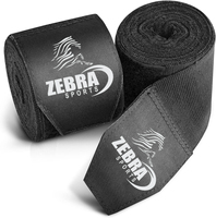 Bandes de boxe MMA personnalisées avec logo imprimé, en coton respirant et écologique, longueur personnalisable, ruban adhésif pour les doigts, Muay Thai, Kick Boxing