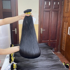 Luxury Bulk Unprocessed Vietnam Virgin Cuticle Intact Remy Hair Bundle Vendors Double Drawn Weft Raw Human Hair <b>Extensions</b> All - Product Image 6