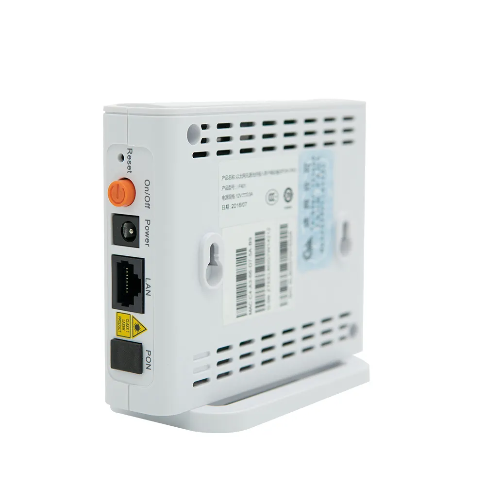 Modem à fibre optique GPON ONU FTTH Pont terminal de réseau optique ONU ONT F401 1GE 1ports Epon