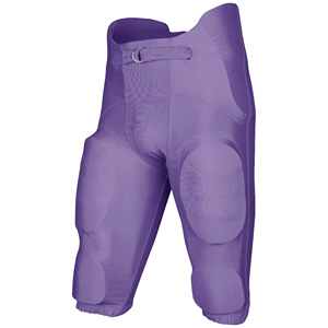 Pantalon de football américain rembourré orange pour homme avec fermeture à ceinture, coupe athlétique, toutes saisons, couleur unie, matière polyester - Product Image 4
