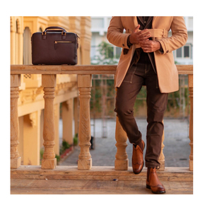 Lightweight High Quality <b>Leather</b> <b>Laptop</b> <b>Bag</b> With Custom Size & Color Eco-friendly Casual Design - Product Image 6