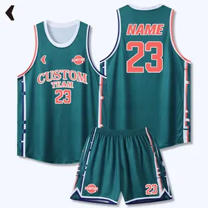 Conjunto de Camiseta de Baloncesto Retro Personalizada 2025 al por Mayor, Camiseta sin Mangas para Hombre con Impresión por Sublimación - Product Image 1