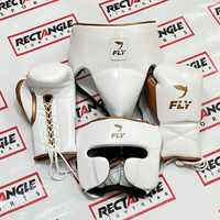 Ensemble de boxe Fly Sparring de qualité supérieure avec logo personnalisé, dernier modèle, super confortable, en cuir professionnel, ensemble de kickboxing Fly