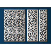 Paneles de Privacidad de Acero y Aluminio para Jardín, Cortados con Láser CNC, Personalizados, Marca CAMROOPINE