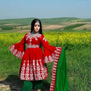 Salwar Kameez traditionnel afghan personnalisé du fabricant pour femmes soie éthérée et coton 620 pièces à vendre - Product Image 2