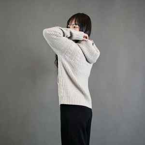 Sweat à capuche personnalisé minimaliste pour hommes 100% coton-Winter Cable Knit Loose Fit Casual - Product Image 5