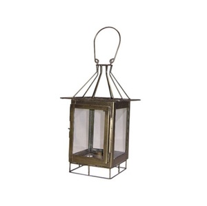 Hermosas linternas de hierro y vidrio para estilo rústico moderno/granja Pascua hogar y decoración al aire libre elegante hecho a mano - Product Image 4