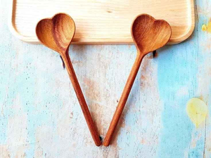 ช้อนราเมงซุปไม้ไผ่ตกแต่งสไตล์ญี่ปุ่นด้ามยาวของใช้ในครัวทำจากไม้ฟีบีทำจากเหล็กใช้แล้วทิ้งโดยแฟชั่นเรืองแสง - Product Image 2