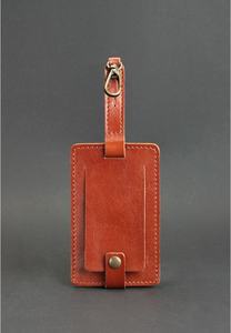 Etiqueta de bolso suave de viaje Etiqueta de equipaje de cuero pequeña Mini tira Etiqueta de equipaje colgante - Product Image 3