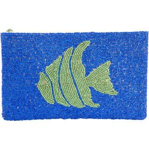 Fancy Handcraft Bordado 1 lugar Beaded Baseball Mini Zipper Bag Día de juego elegante Hermoso y lujoso por Hiba Enterprises - Product Image 3