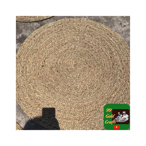 Décoration de maison tapis naturel en jonc de mer tapis de sol tapis de paille tressée adapté à une utilisation extérieure intérieure salon - Product Image 1