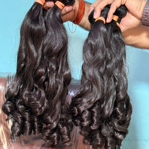 Extensiones de Cabello Hindú Crudo de Buena Calidad Fabricante y Proveedor Color Claro de un Solo Donante Peluca Trama Cierre Frontal - Product Image 1