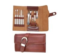 Vente en gros d'outils à ongles professionnels en acier inoxydable Kit de toilettage coupe-ongles manucure pédicure ensemble pour hommes et femmes