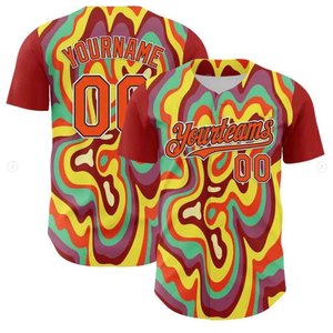 Camiseta de equipo de béisbol y sóftbol por sublimación completa informal hecha a medida unisex último diseño transpirable y opciones de talla grande - Product Image 2