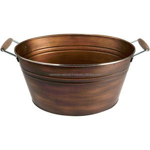 ถังใส่เครื่องดื่มชุบสังกะสีทรงรีขนาดใหญ่ถังเหล็กขนาดใหญ่สำหรับปาร์ตี้ถังแช่และผู้ถือเบียร์บาร์โลหะ20วัน - Product Image 6