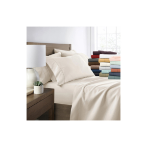 Juego de Funda Nórdica de Lino 100% Moderno, Portátil y Reutilizable para Hoteles con Sábana, Funda de Edredón y Fundas de Almohada - Product Image 4