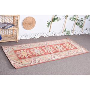 พรมตุรกีโบราณสีเบจสีแดงคลาสสิกพื้นที่ขนาดใหญ่9x12สี่เหลี่ยมผืนผ้าการเย็บปะติดปะต่อกันวัสดุขนสัตว์ยางสำหรับตกแต่งห้องโถงห้อง - Product Image 3