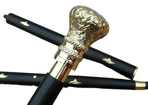 Canne de marche moderne en bois de haute qualité, fabriquée à la main, toucher réel, design personnalisé pour la décoration de la maison M/S SHAAD - Product Image 2