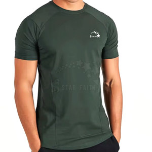 Camiseta cómoda de gimnasio para hombre, camiseta de entrenamiento transpirable de secado rápido para entrenamiento físico y ropa deportiva, camiseta de gimnasio para hombre - Product Image 1