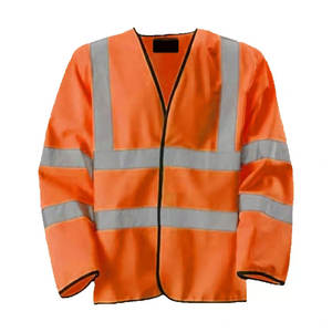 Meilleures ventes, gilet de travail en polyester personnalisable, manches complètes, nouveauté, vêtements de sécurité réfléchissants, caractéristiques, logo personnalisé, OEM - Product Image 1
