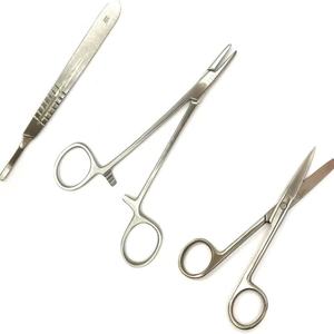 MEDIHEAL SURGICAL CORPORATION Juego de Instrumentos Quirúrgicos Avanzados de Acero Alemán de 14 Piezas, Pinzas, Mango de Bisturí, Herramientas de Disección - Product Image 5