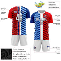 Camisetas de Fútbol Sublimadas con Estampado Personalizado para Equipos Completos, Manga Corta, Transpirables, Ligeras, Elásticas en Cuatro Direcciones, de Secado Rápido, 100%