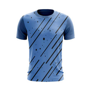 Camiseta de algodón de peso medio lavado con ácido para hombre, ajuste de gran tamaño, cuello redondo suave, manga corta, estilo callejero, diseño de patrón único - Product Image 1