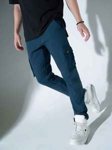 Wholesale Custom logo design OEM men's <b>work</b> <b>cargo</b> pants six 6 pockets outdoor trousers with side pockets - Product Image 4